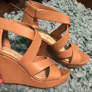 Jessica Simpson wedges